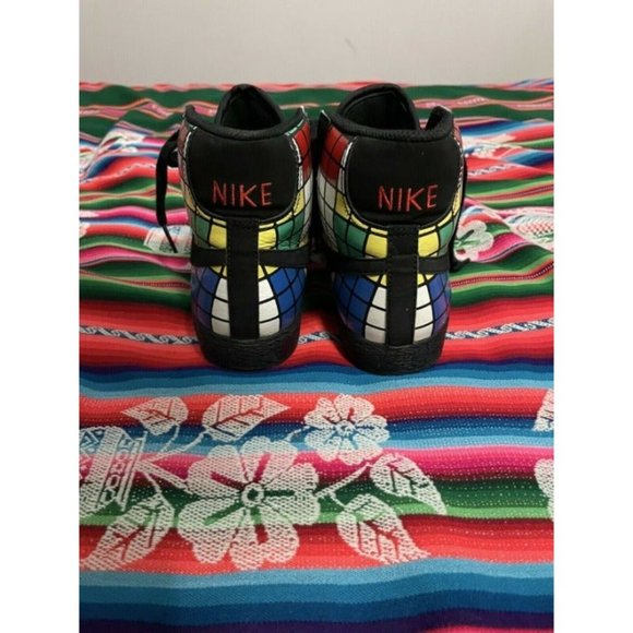 Nike Rare Blazer Mid Rubik's Cube Sneakers sz 6.5Y/8.5W - Picture 8 of 9